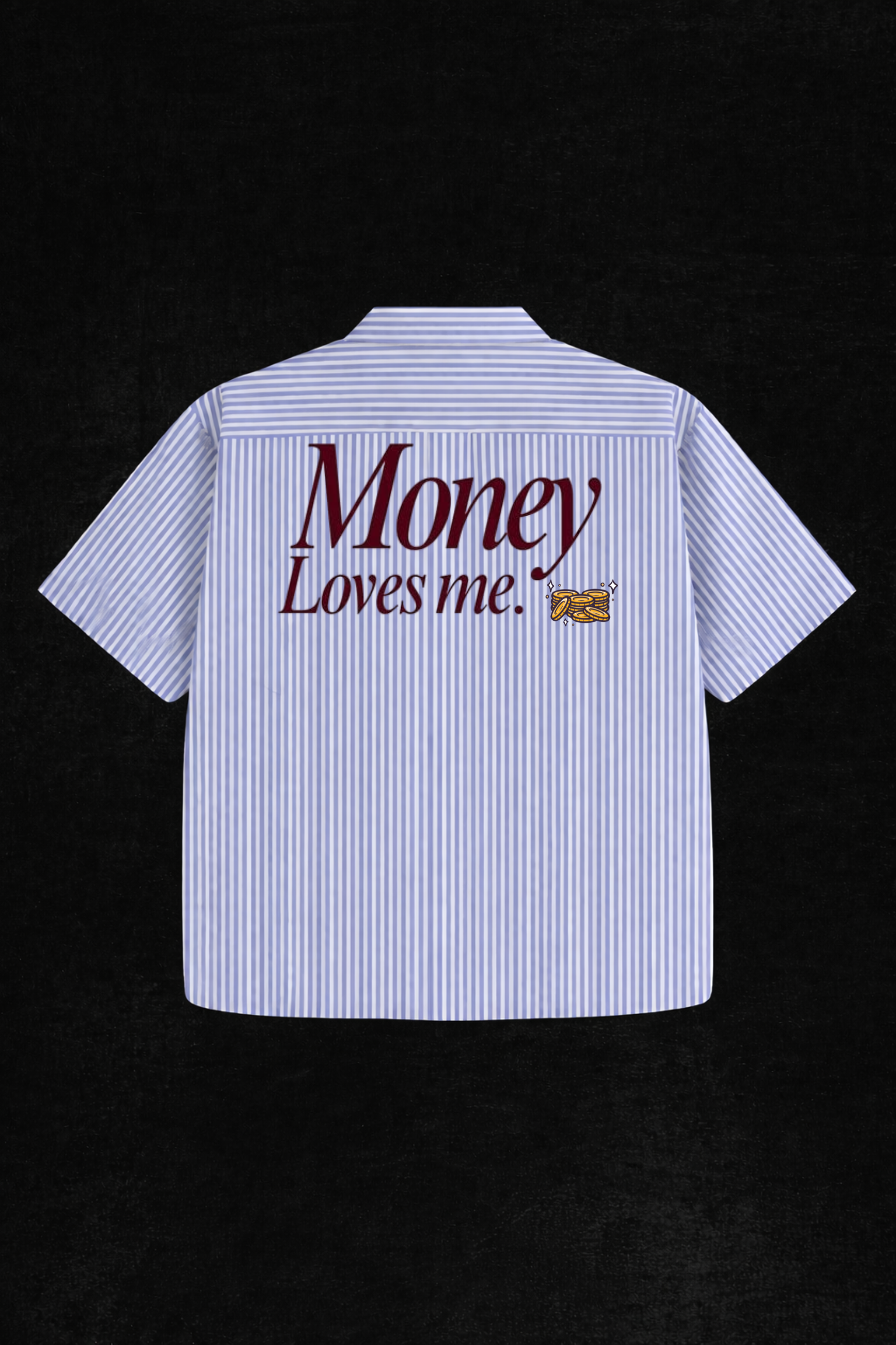 Money Money Striped Cuban Shirt