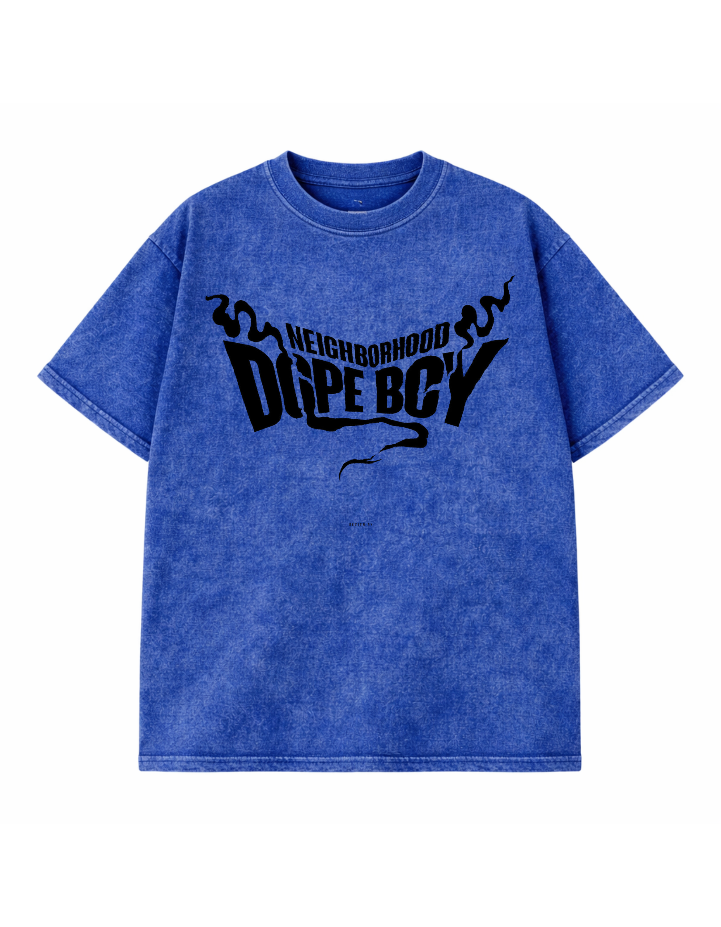 Neighborhood Dope Boy Acid Wash Oversized Tee