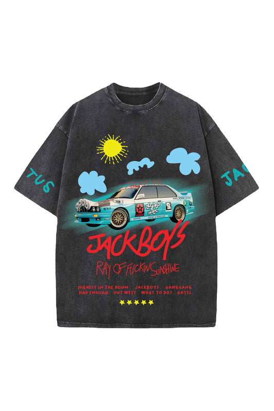 Jackboys Designed Vintage Oversized T-shirt