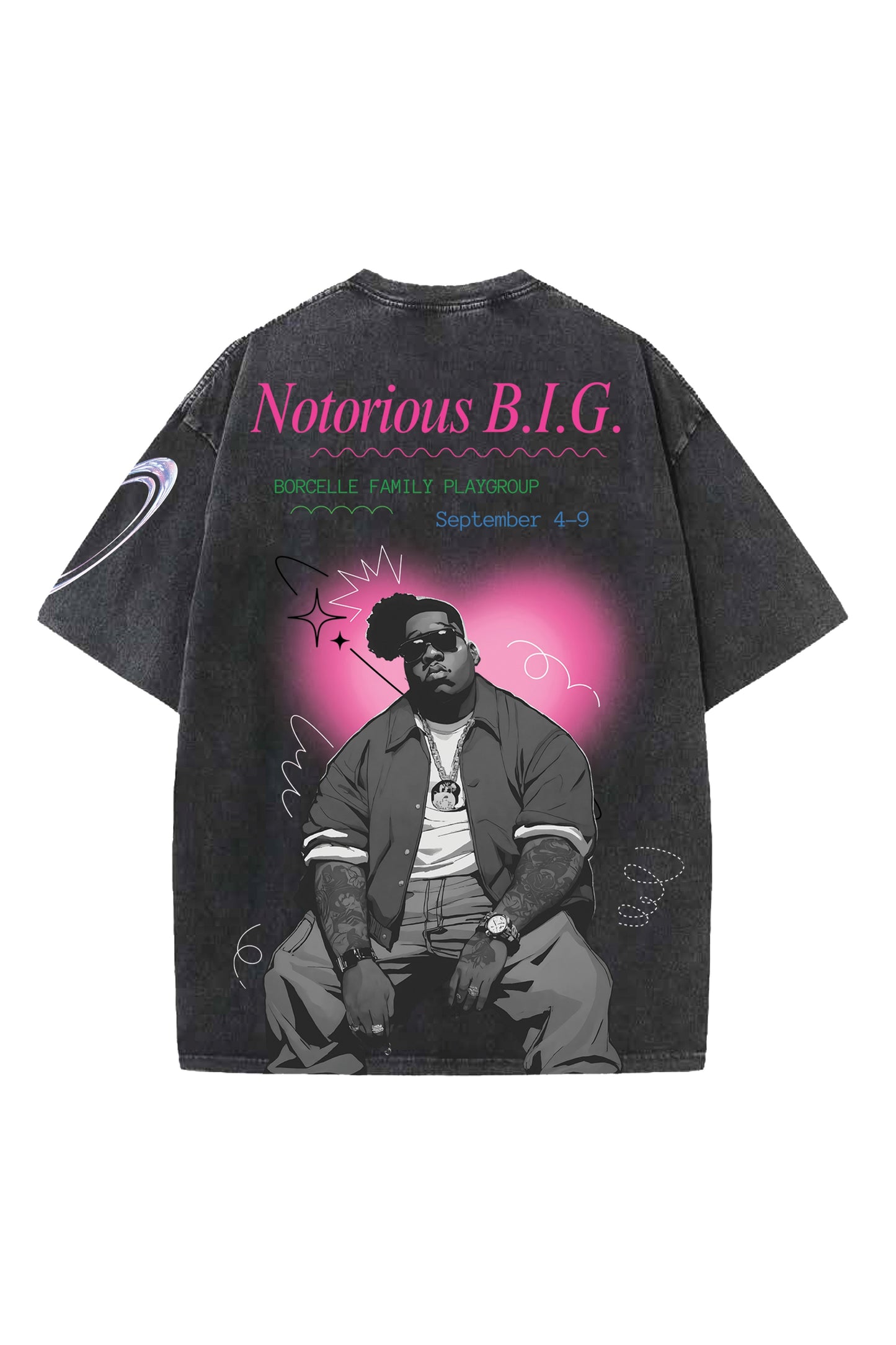 Notorious B.I.G Designed Oversized T-shirt