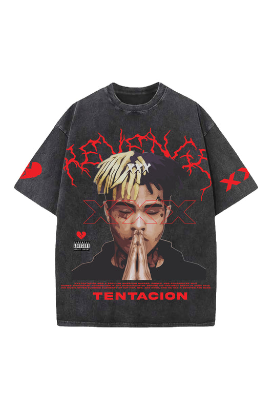 XXX Tentacion Designed Vintage Oversized T-shirt