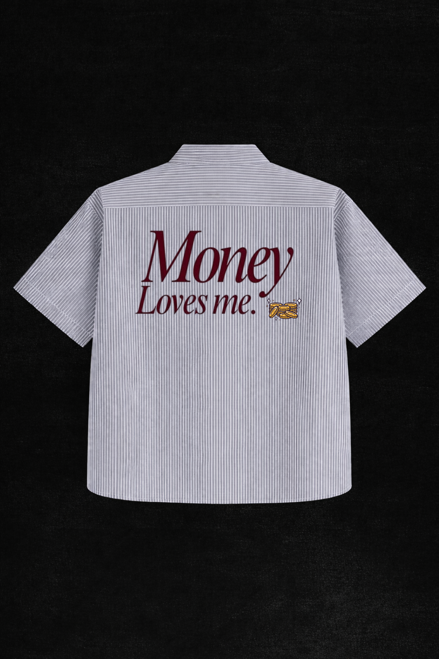 Money Money Striped Cuban Shirt