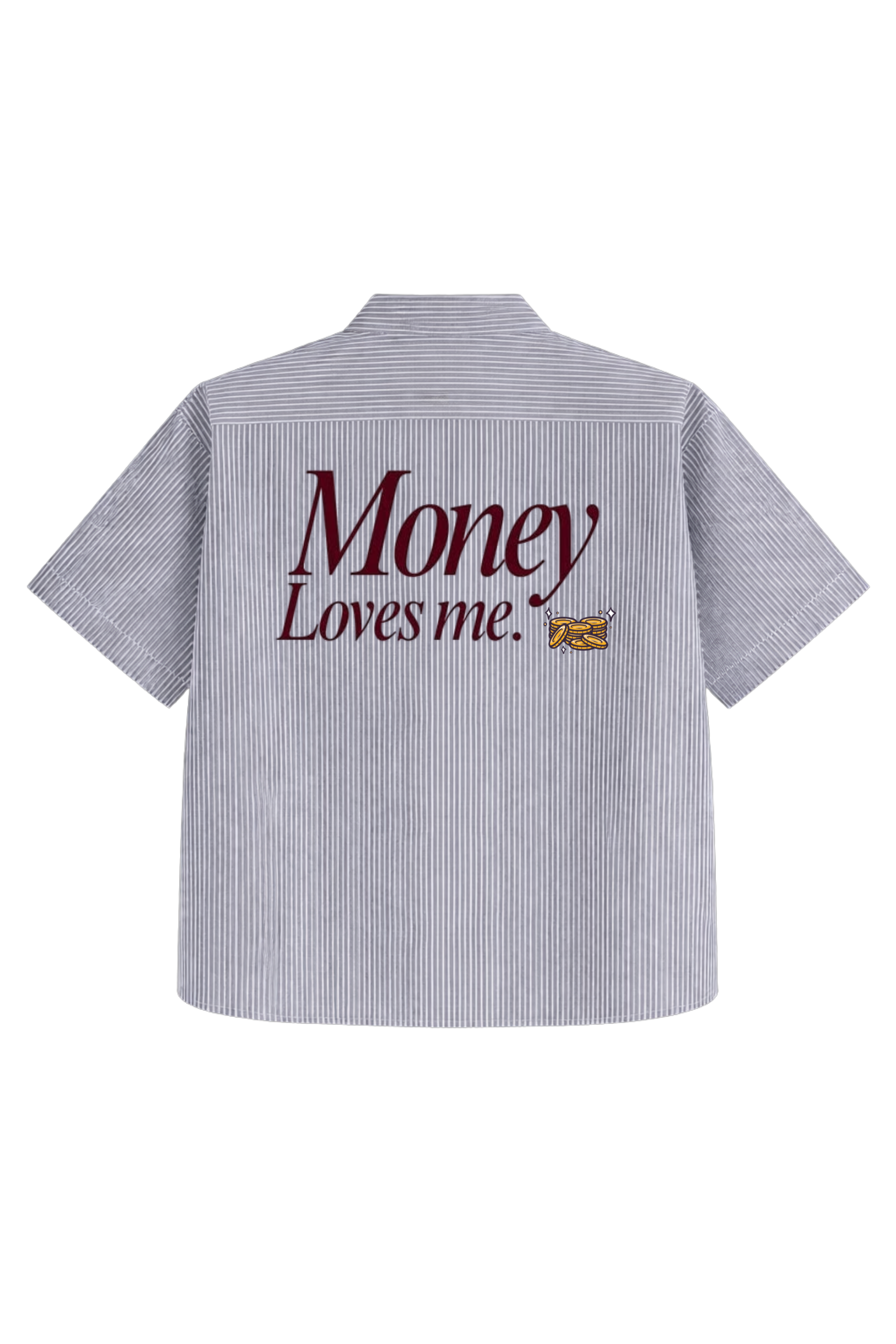 Money Money Striped Cuban Shirt