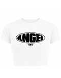 Angel 444 Baby Tee Crop Top
