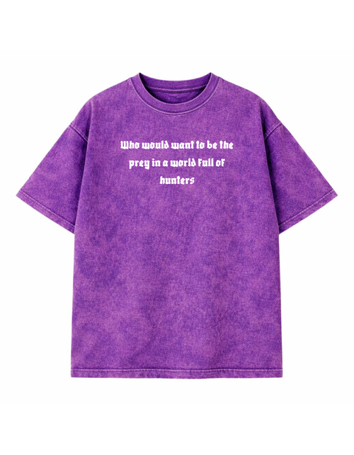 Apocalypse Oversized Acid Wash Tee