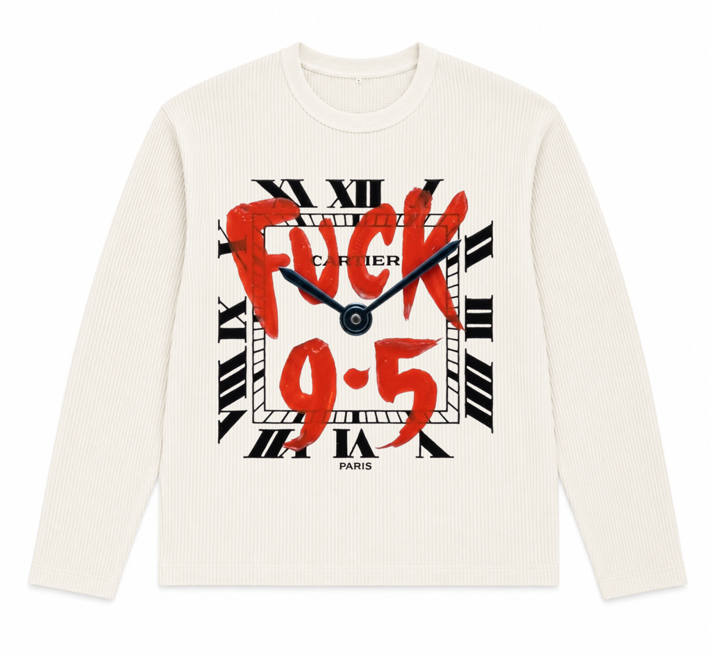 F*ck 9-5 Waffle Tee