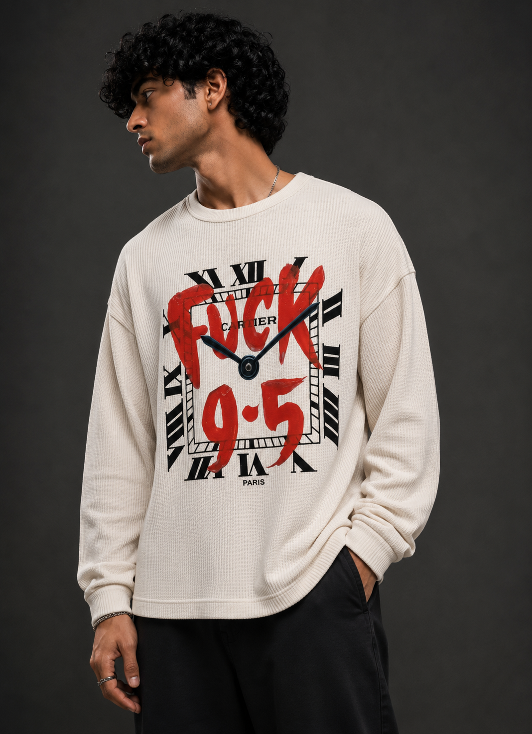F*ck 9-5 Waffle Tee