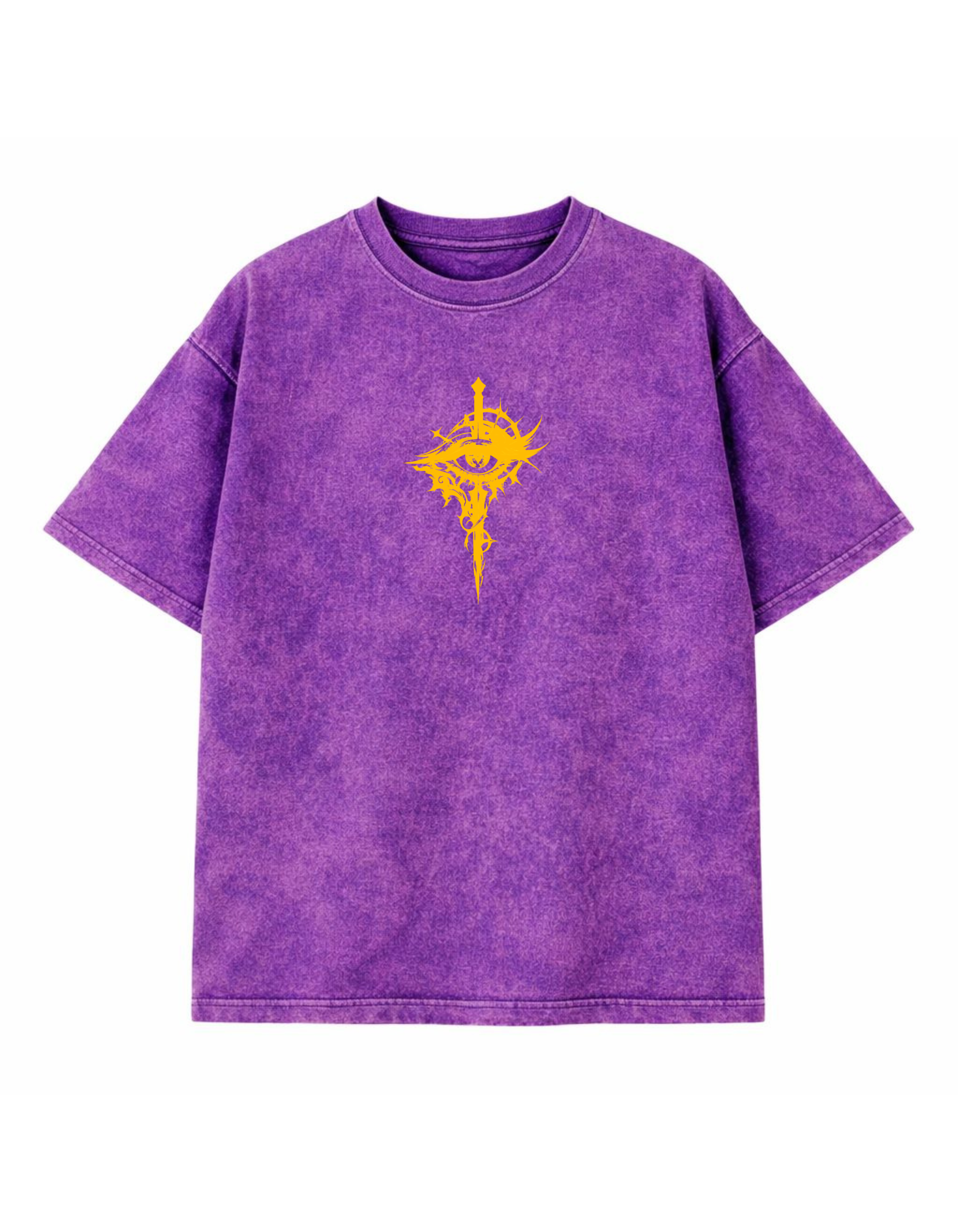 No Love For A Sinner Acid Wash Tee