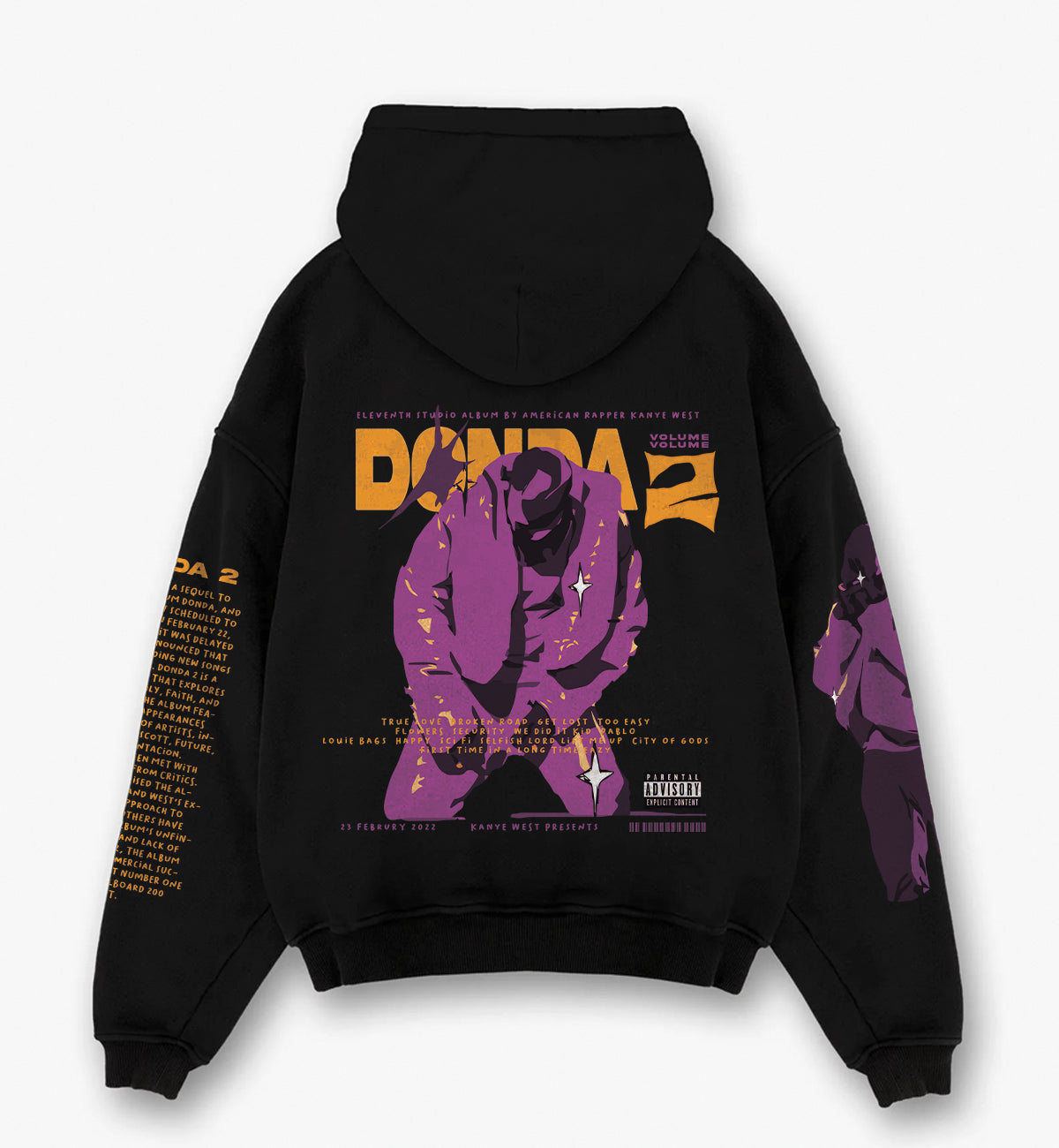 Kanye West Donda Designed Oversized Hoodie