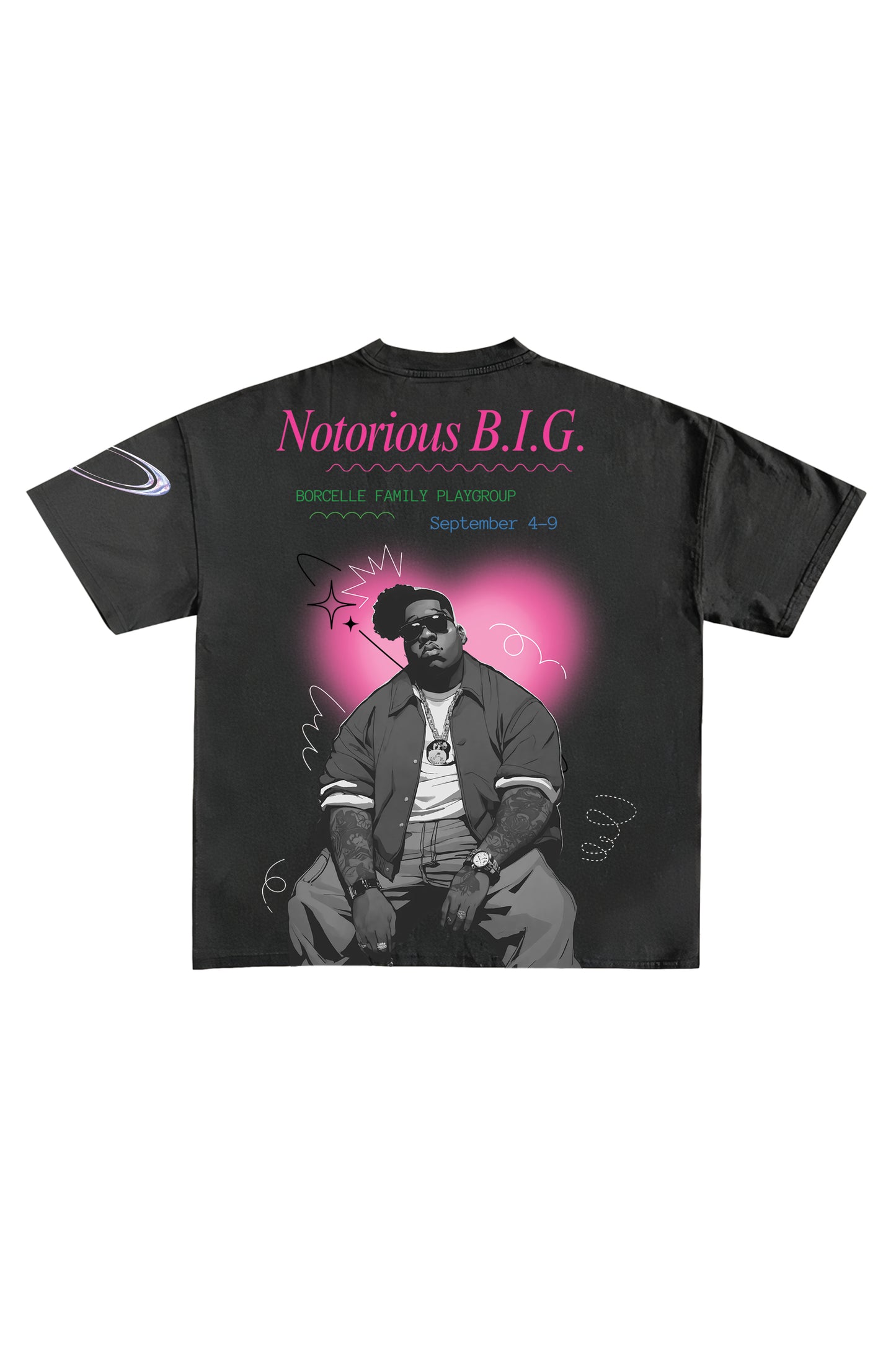 Notorious B.I.G Designed Oversized T-shirt