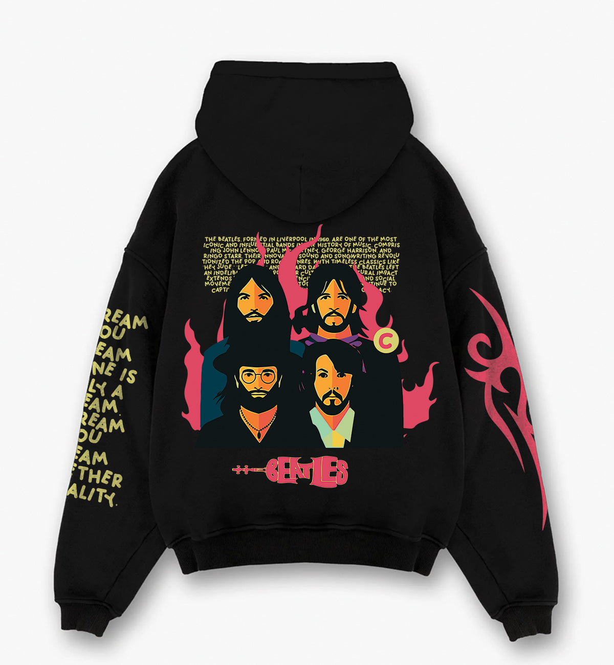 Beatles Designed Oversized Hoodie