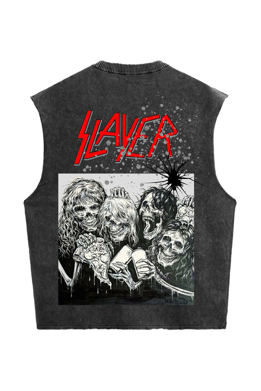 Slayer Designed Vintage Oversized Vest