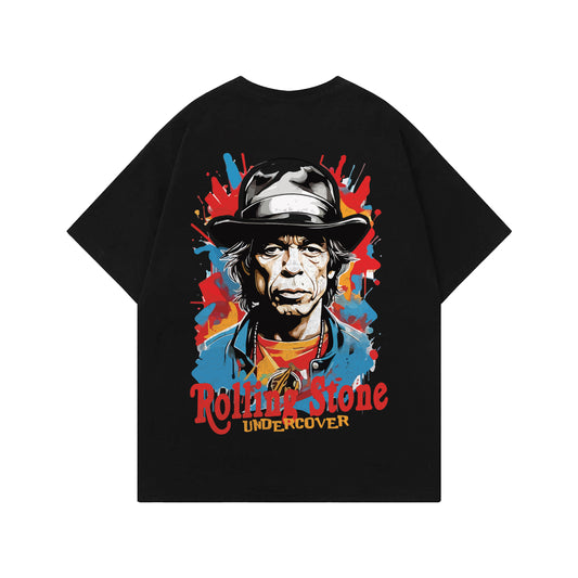 Rolling Stones Designed Oversized T-shirt