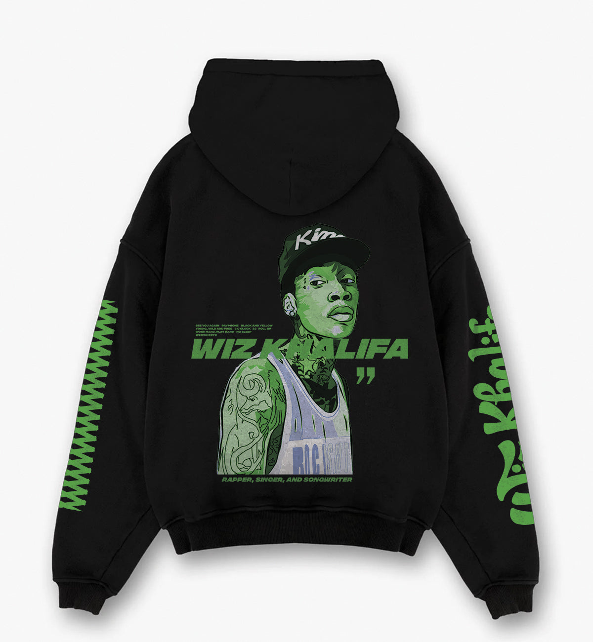 Wiz Khalifa Designed Oversized Hoodie