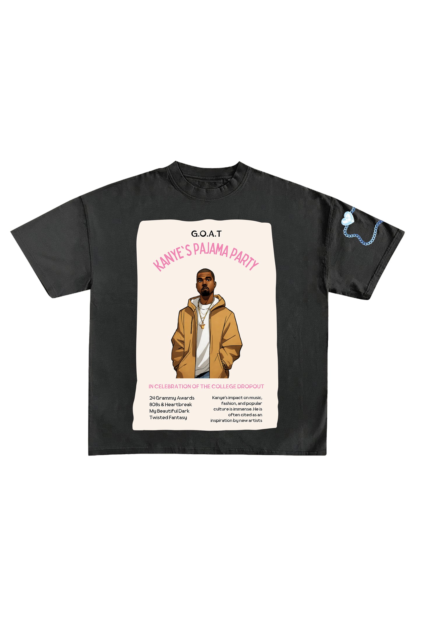 Kanye's Pyjama Party Designed Oversized T-shirt