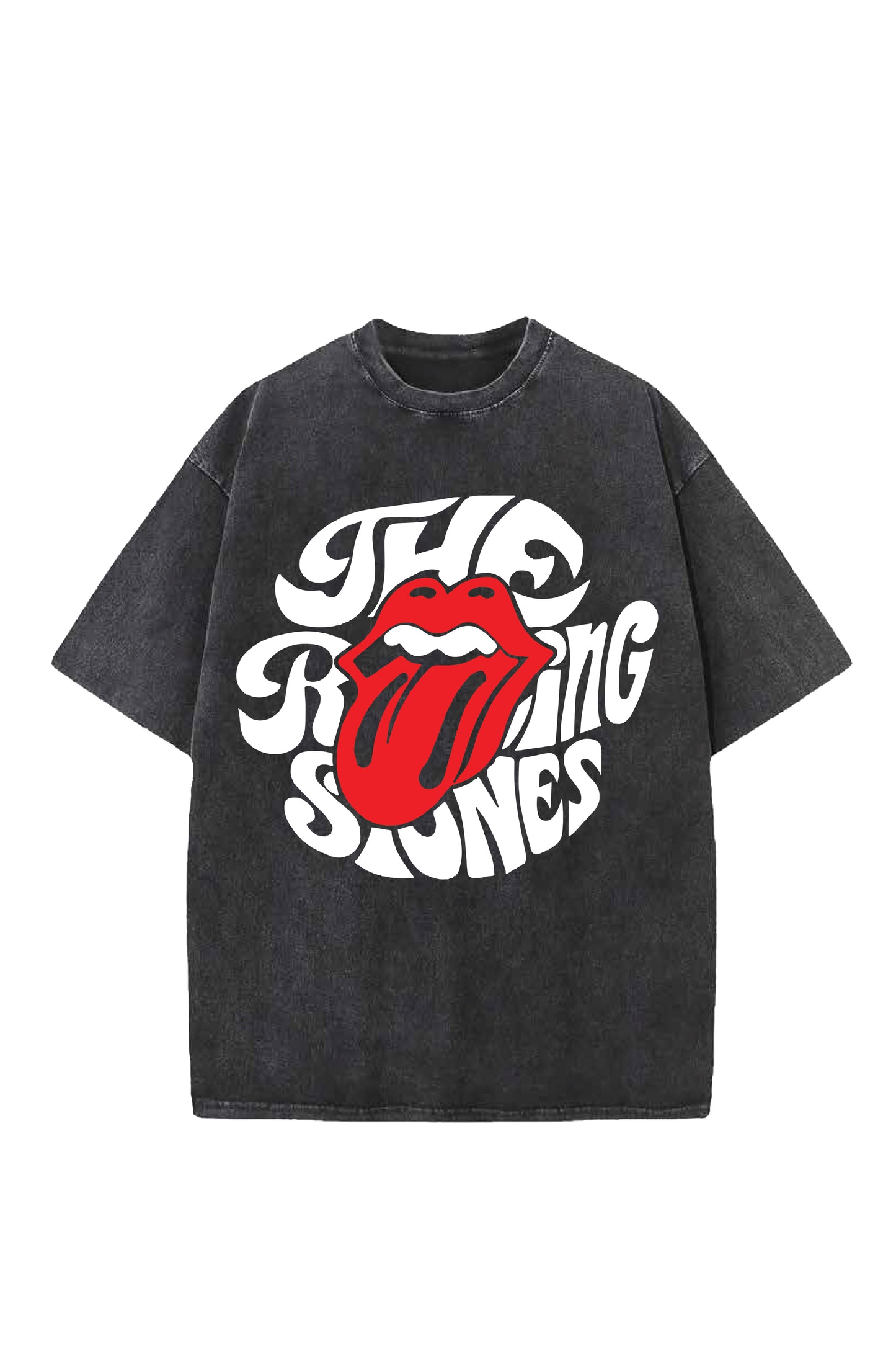 The Rolling Stones Designed Vintage Oversized T-shirt