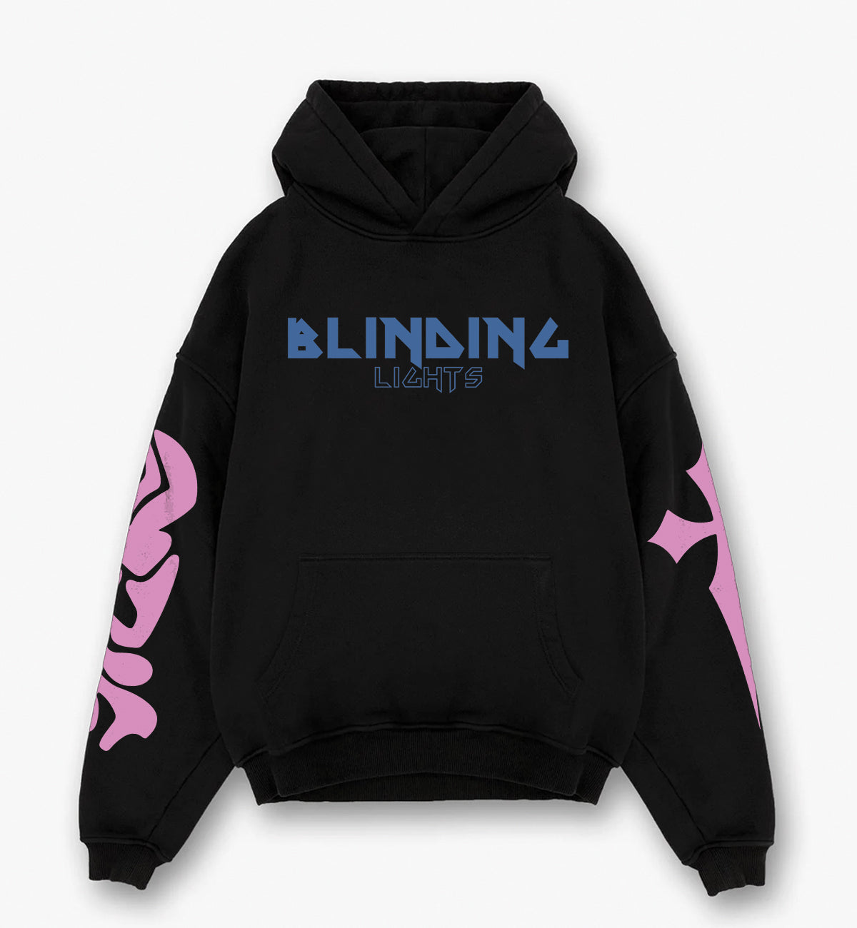 The Weekend Blinding Lights Designed Oversized Hoodie