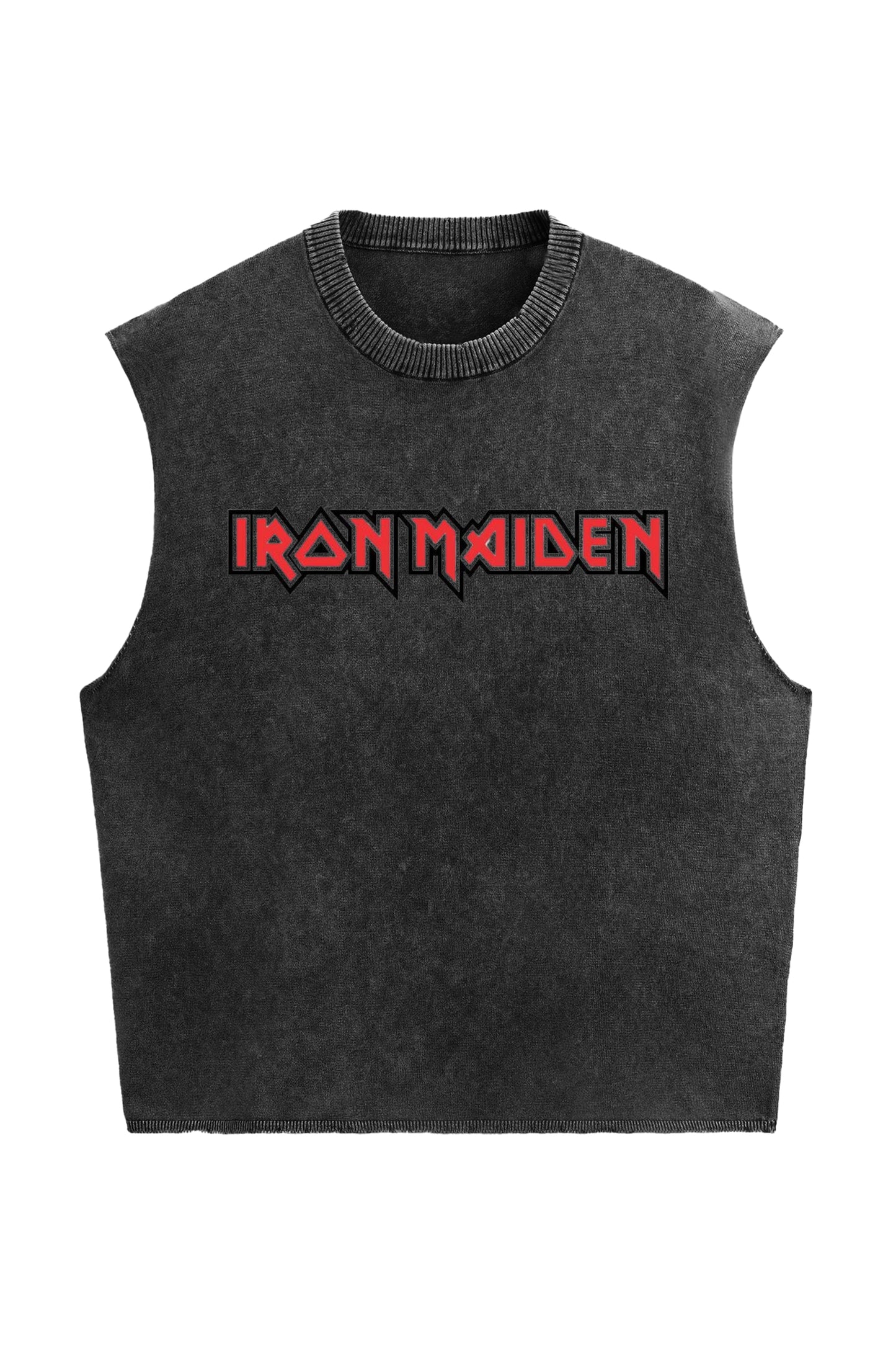 Iron Maiden Designed Vintage Oversized Vest