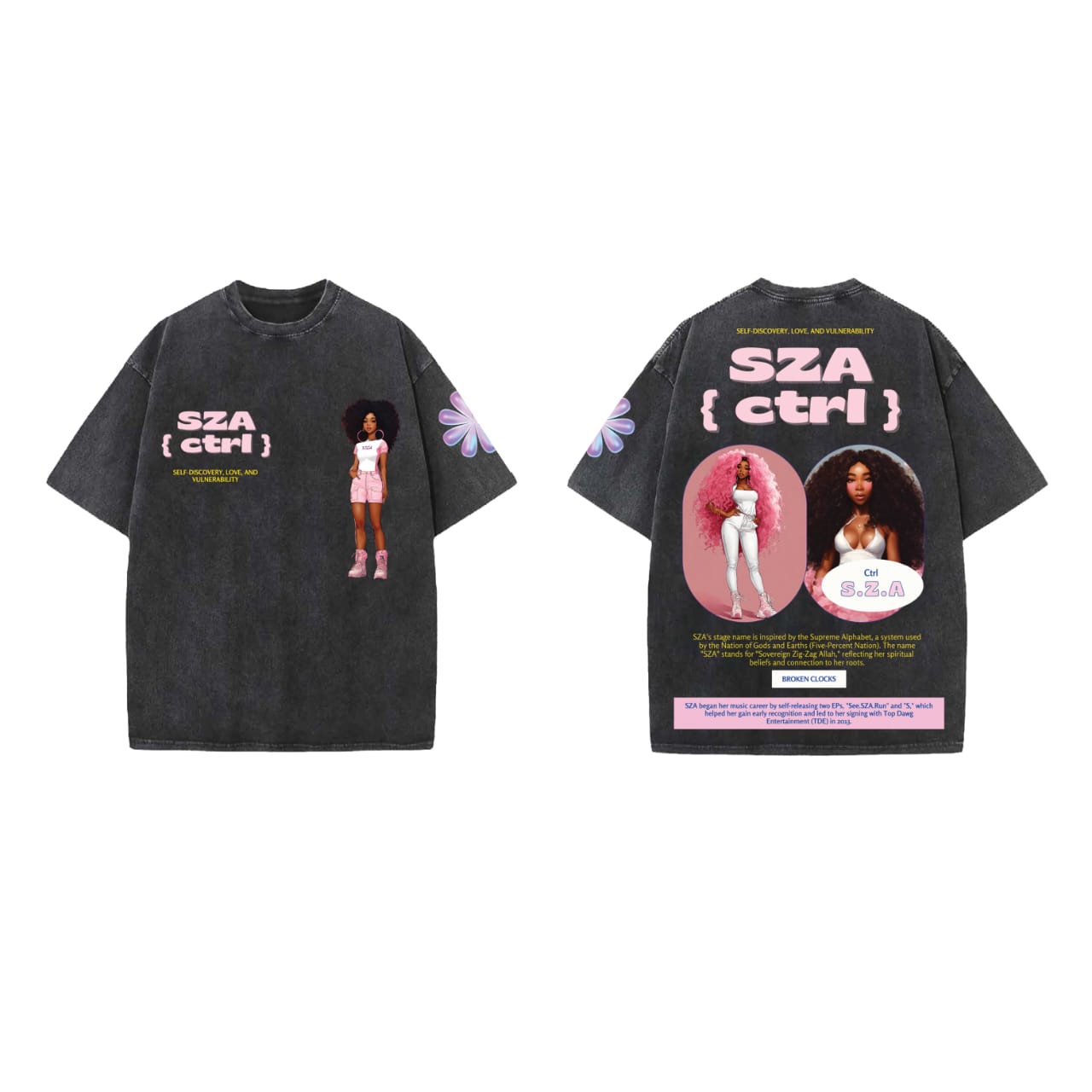 SZA Ctrl Designed Oversized T-shirt