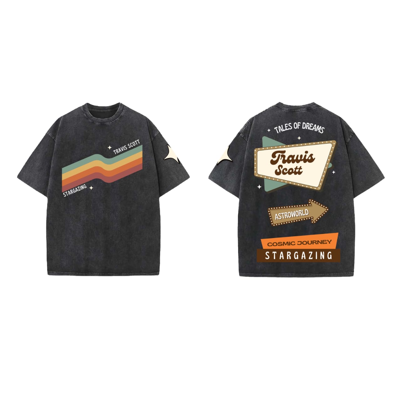 Travis Scott Designed Oversized T-shirt