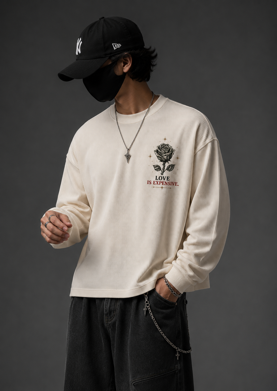 Love Is Expensive Waffle Tee