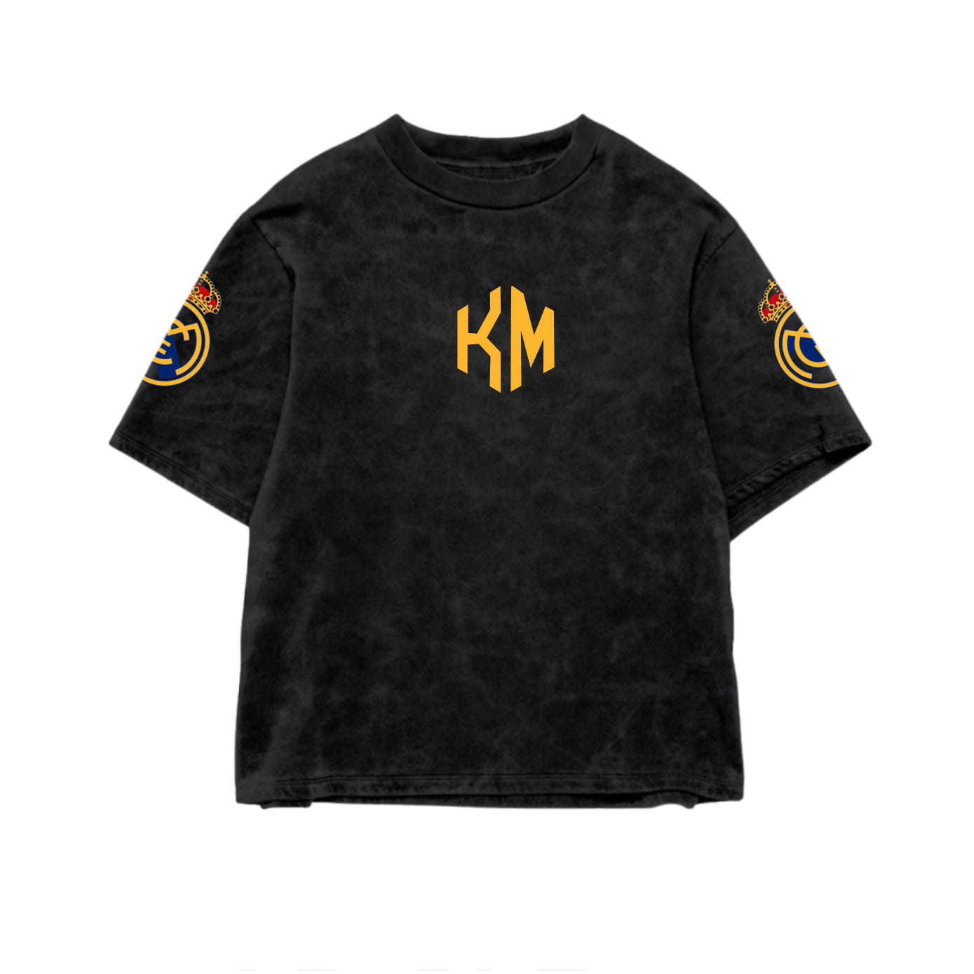 Kylian Mbappé  Luxury Acid Wash Oversized Tee