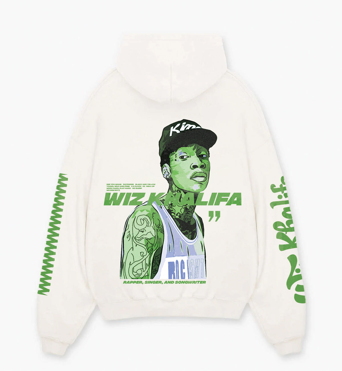 Wiz Khalifa Designed Oversized Hoodie