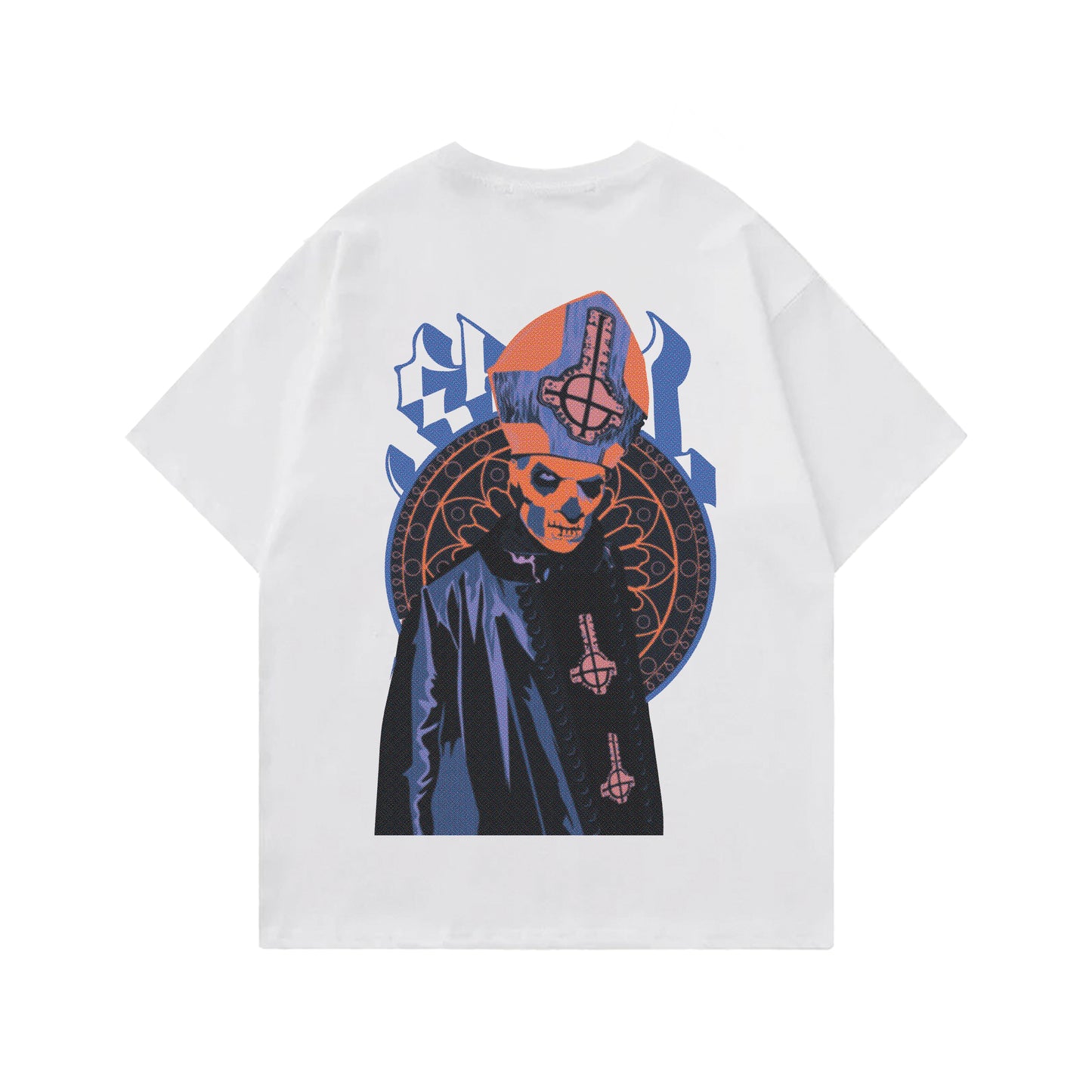 Ghost Designed Oversized T-shirt