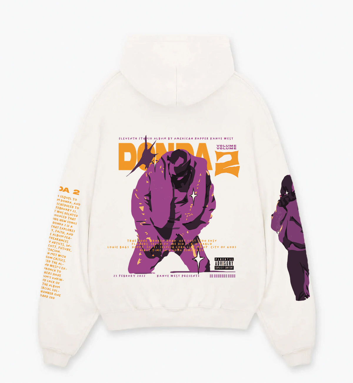 Kanye West Donda Designed Oversized Hoodie