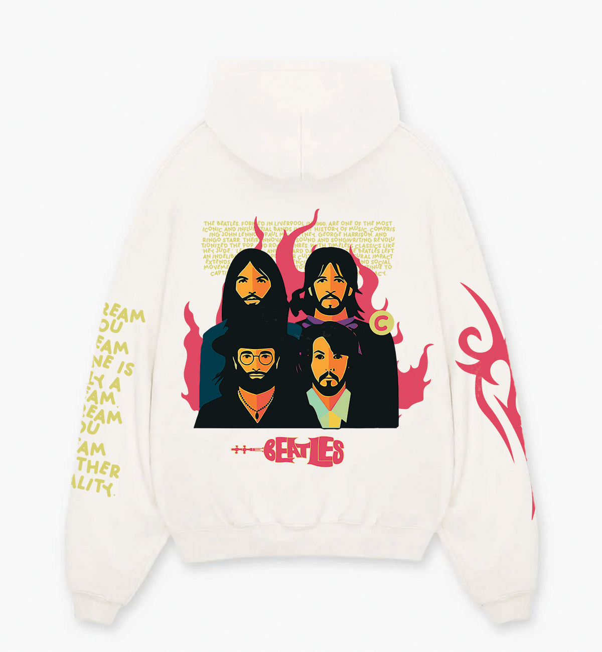 Beatles Designed Oversized Hoodie