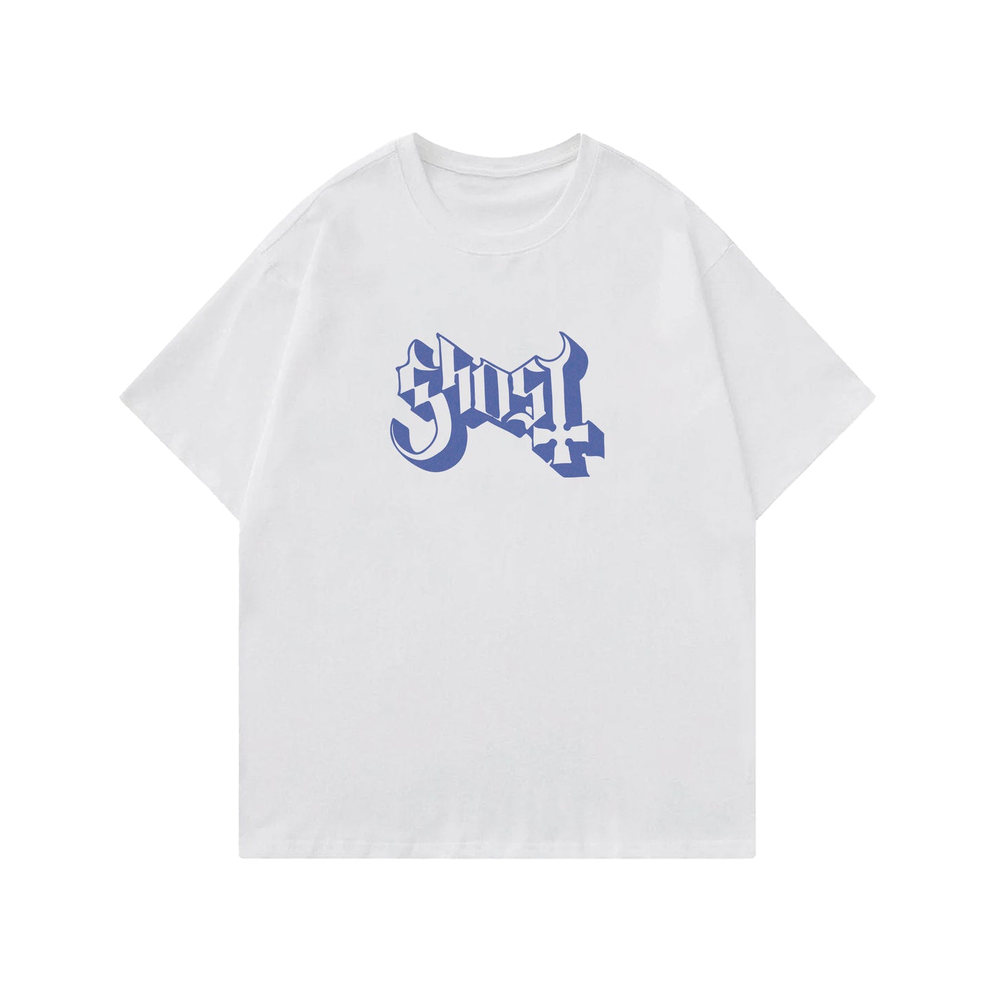 Ghost Designed Oversized T-shirt