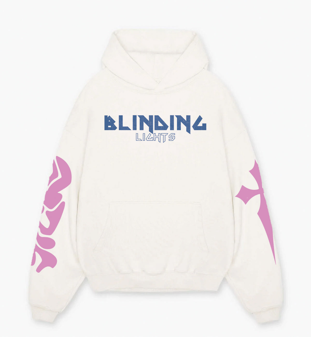 The Weekend Blinding Lights Designed Oversized Hoodie