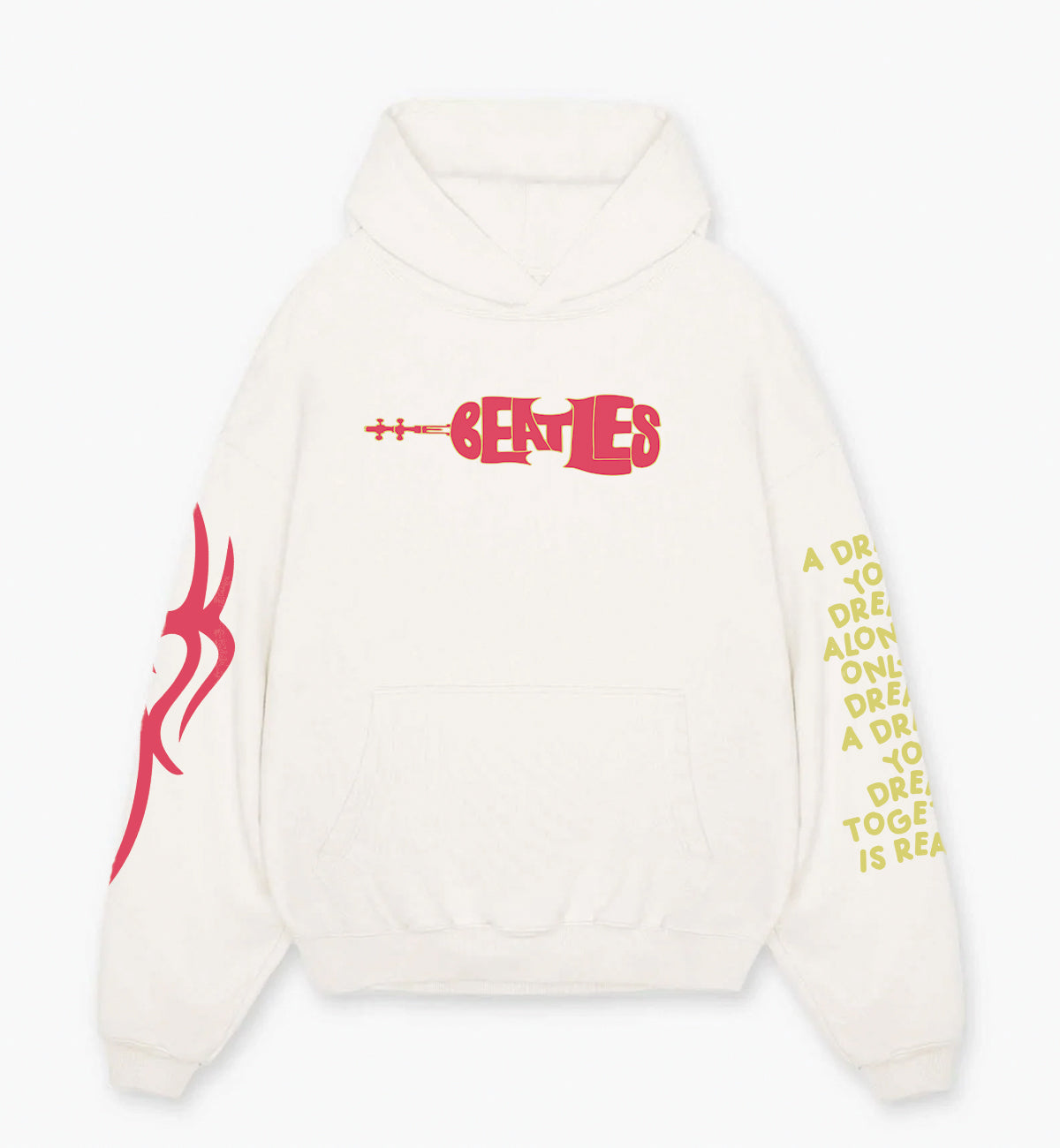 Beatles Designed Oversized Hoodie