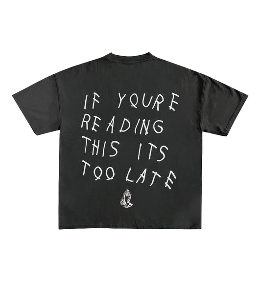 Drake Quote Designed Oversized Tee