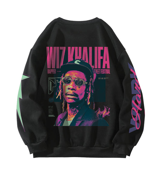 Wiz Khalifa Designed Oversized Sweatshirt