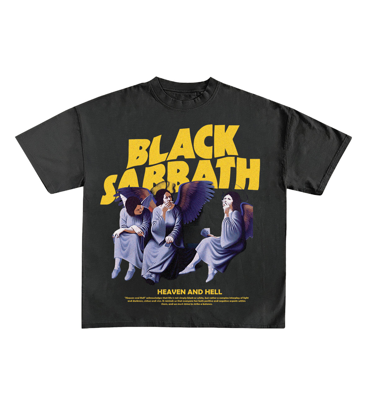 Black Sabbath Designed Oversized Tee