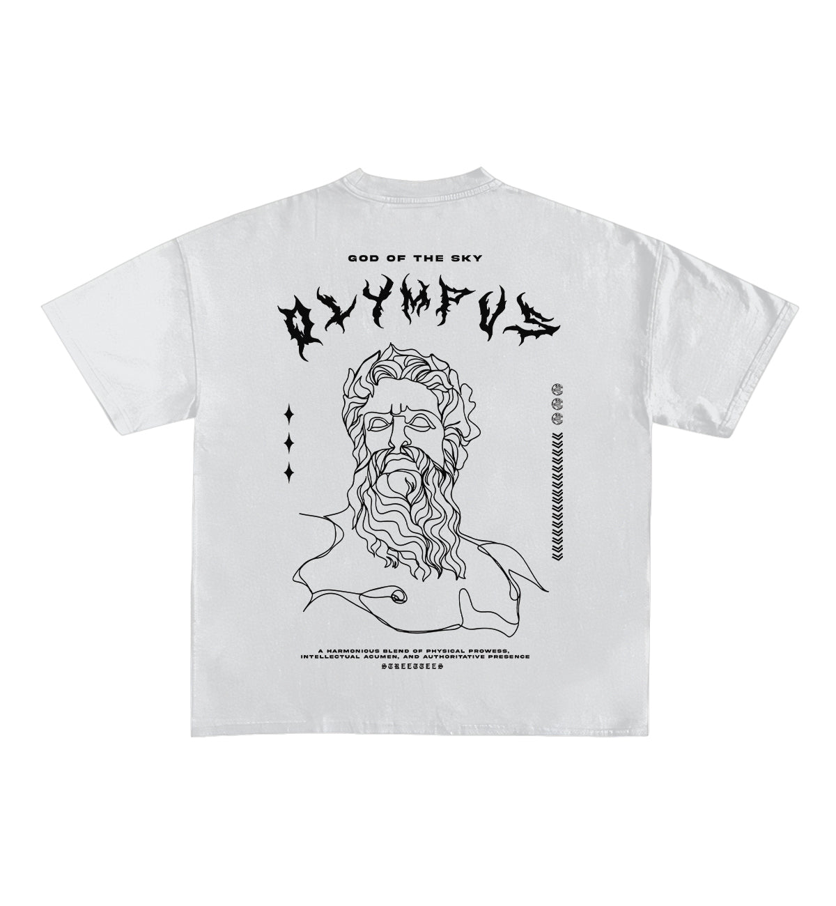 Greek God Designed Oversized Tee V2