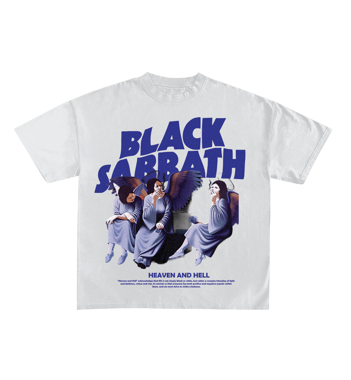 Black Sabbath Designed Oversized Tee