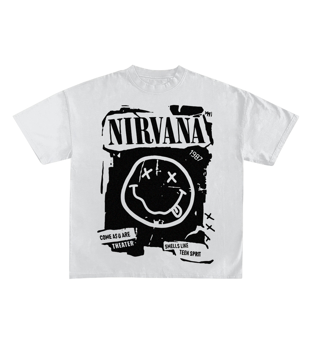 Nirvana Designed Oversized Tee
